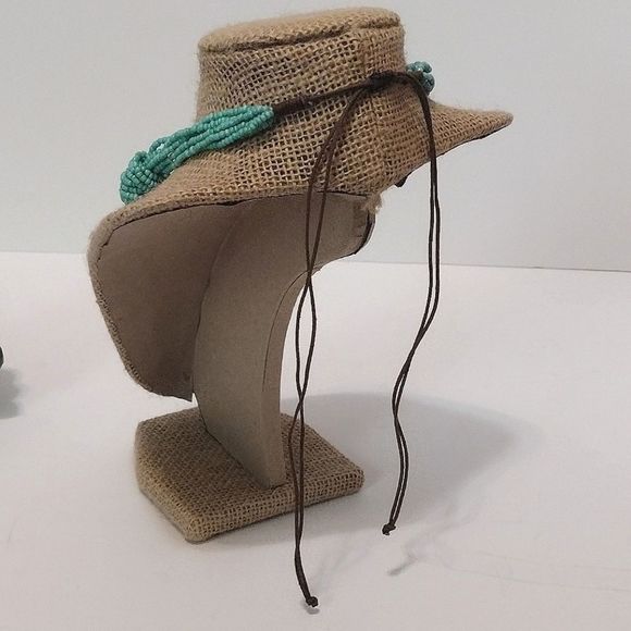 Women's Adjustable Turquoise Eight Strand Western Beaded Knot Necklace - Picture 4 of 6